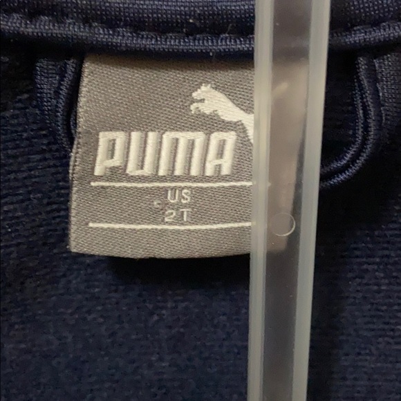Puma Navy, Yellow & White Warm Up Suit - Picture 6 of 8